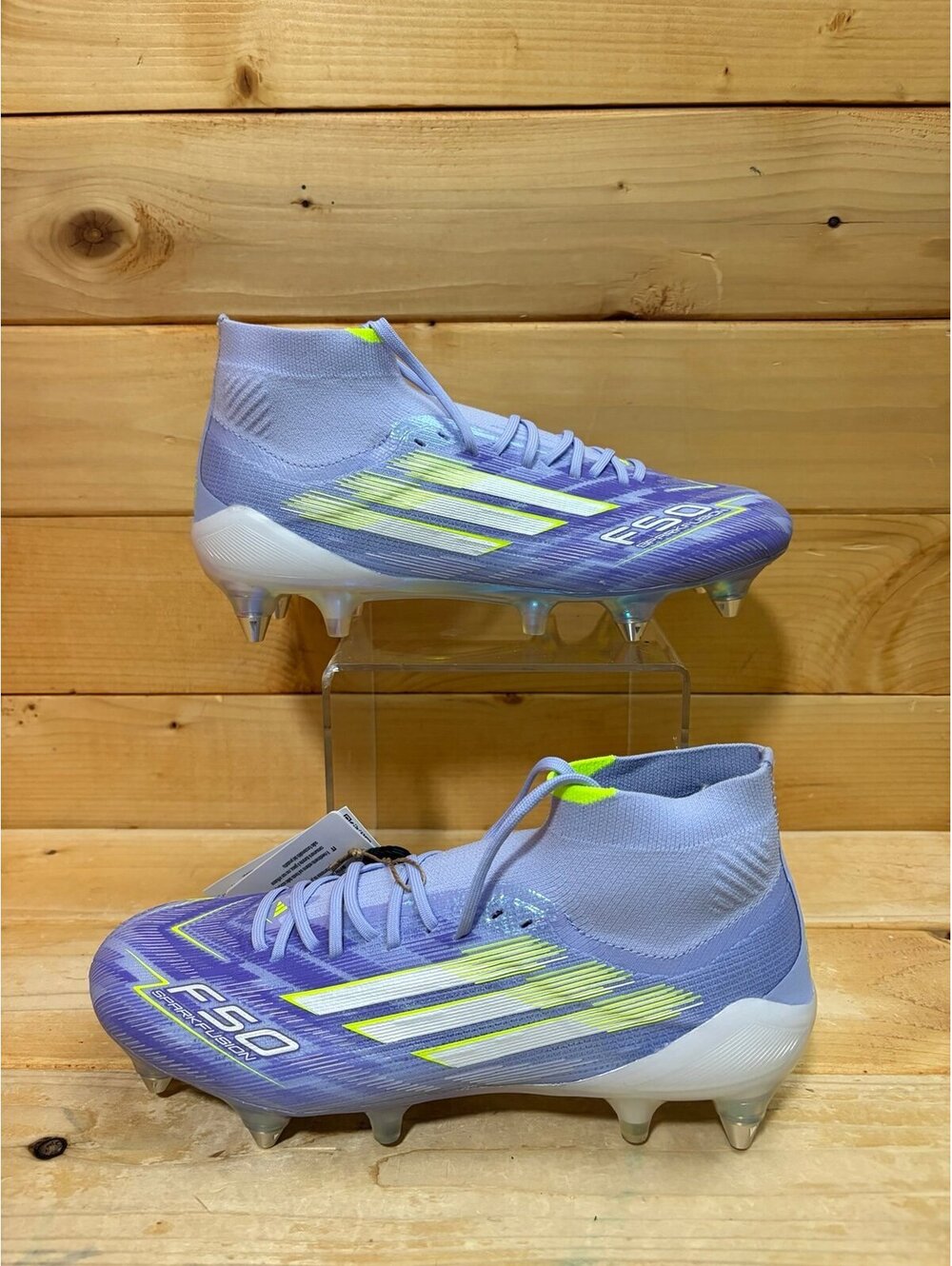 New Adidas F50 Sparkfusion Elite SG Soccer Purple Cleats JH7652 Women’s size 5